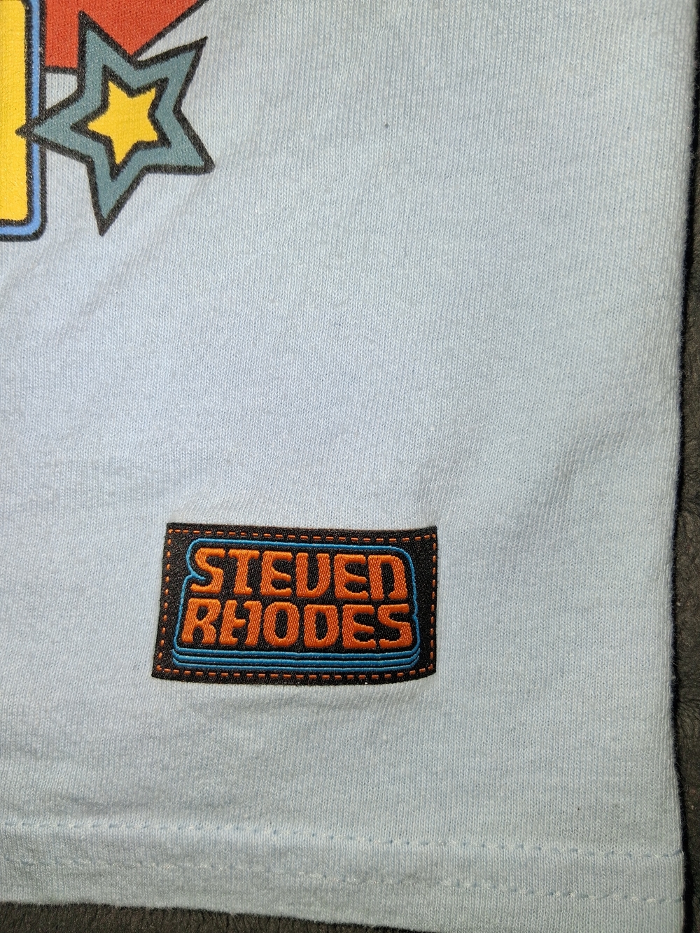 Steven Rhodes Men’s Short Sleeve T-Shirt in Light Blue